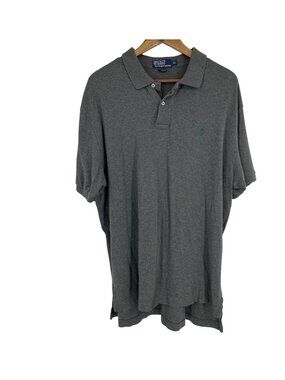 Polo By Ralph Lauren Men's Short Sleeve Classic Fit Gray Polo Shirt Size XL
